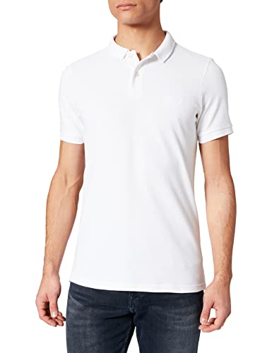 Superdry Polo clásico de piqué S/S, Blanco, XXL para Hombre