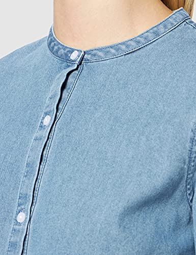 Superdry Studios Classic Shirt Dress Vestido Informal, Indigo Chambray, S para Mujer