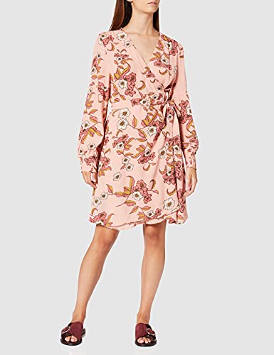 Superdry Vestido Bohemio, Diseño Floral de Rusted, Small para Mujer