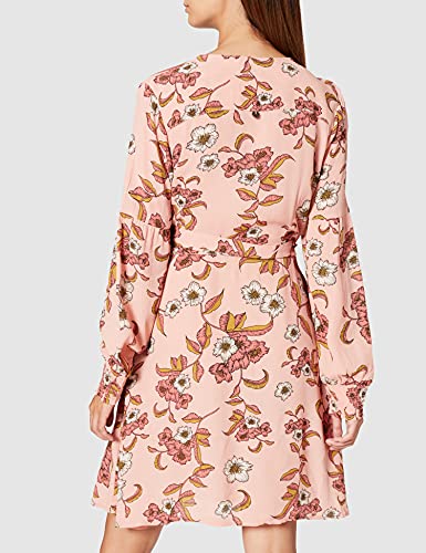 Superdry Vestido Bohemio, Diseño Floral de Rusted, Small para Mujer