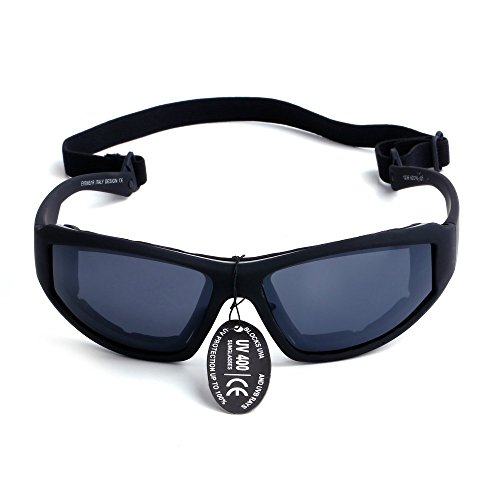 Supertrip Sport Gafas de sol motocicleta gafas ciclismo Gafas Gafas de esquí color negro para deporte y ocio