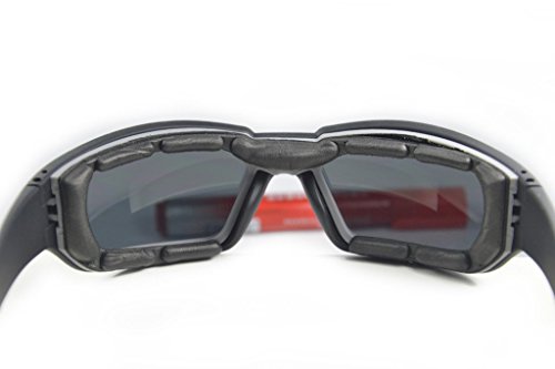 Supertrip Sport Gafas de sol motocicleta gafas ciclismo Gafas Gafas de esquí color negro para deporte y ocio