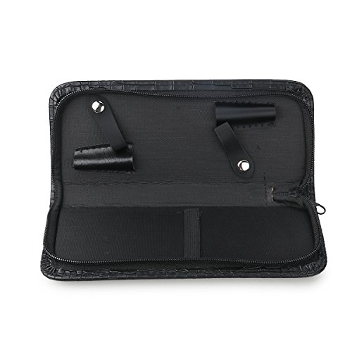 SUPVOX Peluquería Bolsa de Herramientas Bolsa Peluquería Tijeras Bolsa de Mano portátil Estuche de peluquería para Peluquero (Negro)