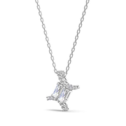 Swarovski Zodiac II Colgante, Géminis, Blanco, Combinación de acabados metálicos