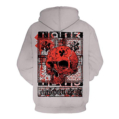 Sweatshirts Hombre Ebay Otoño e Invierno Cráneo Europeo y Americano Impresión Digital 3D Manga Larga suelta-We-258_5XL
