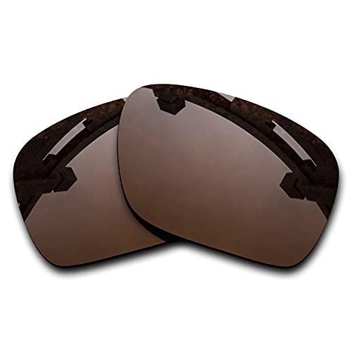SYEMAX Lentes de repuesto para espejo polarizado, compatibles con Oakley Sliver (OO9262) Sunglass - Múltiples opciones, (Polarizado marrón bronce.), Talla única