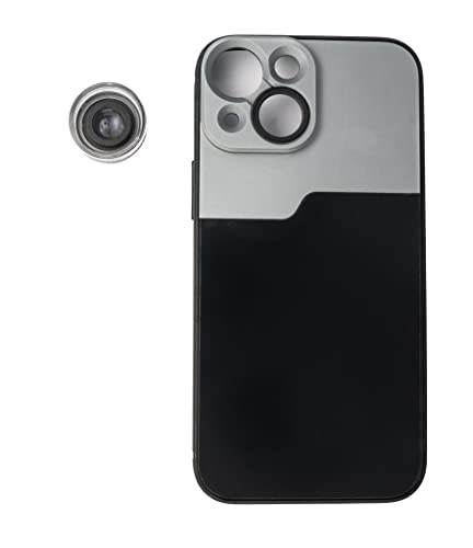 SYSTEM-S Lente Macro 30x Filtro microscopio con Funda en Negro para iPhone 13 Mini