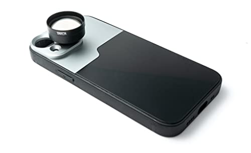 SYSTEM-S Zoom Lente 3X Tele Lente Filtro con Funda Negro para iPhone 13 Mini