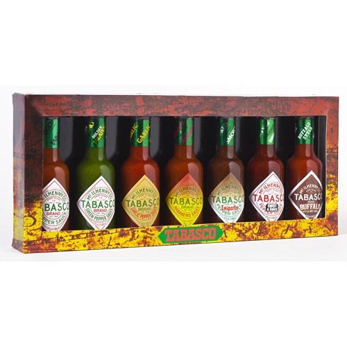 TABASCO® Giftbox 'Family of Flavours' 7 pack 7 x 148ml