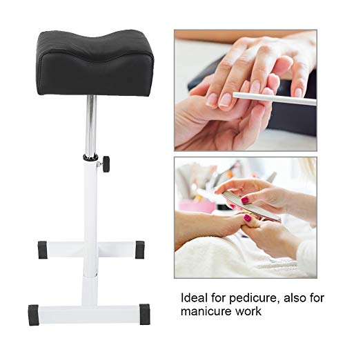 Taburete de pedicura, Silla de taburete de pedicura, Silla de taburete de pedicura con reposapiés, reposapiés reposapiés reposapiés reposapiés con rodillos para cosméticos profesionales