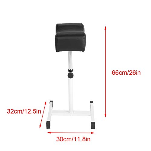 Taburete de pedicura, Silla de taburete de pedicura, Silla de taburete de pedicura con reposapiés, reposapiés reposapiés reposapiés reposapiés con rodillos para cosméticos profesionales