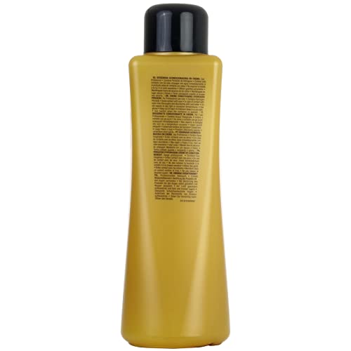 Tahe Botanic Gold Emulsión Tratante/Crema Reveladora del Color con Keratina Triónica, Oro Líquido y Células Madre, 1000 ml