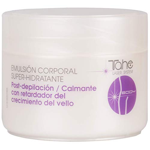 Tahe Laser System Emulsión Corporal Post-Depilación Piloretard/Crema Corporal Retardadora de Crecimiento del Vello, 300 ml