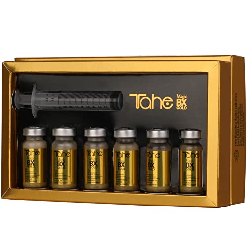 Tahe Magic Bx Gold Tratamiento Capilar con Oro Líquido y Ácido Salicílico 6x10 ml