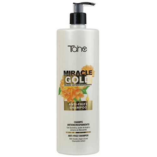 Tahe Miracle Gold Champú Antiencrespamiento, Milagro Anti-Frizz (1000 ml)