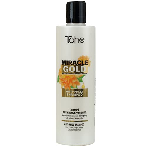 Tahe Miracle Gold Champú Antiencrespamiento, Milagro Anti-Frizz (300 ml)