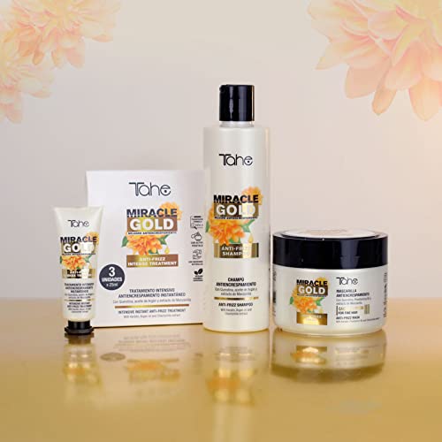 Tahe Miracle Gold Champú Antiencrespamiento, Milagro Anti-Frizz (300 ml)