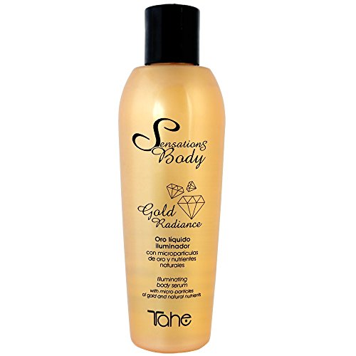 Tahe Sensations Body Gold Radiance Oro Líquido Iluminador Cor­Po­Ral, 200 Mililitros