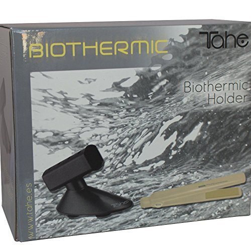 Tahe Soporte para Planchas de Pelo con 4 Ventosas Adaptable a Cualquier Plancha Mediana y Resistente a Altas Temperaturas