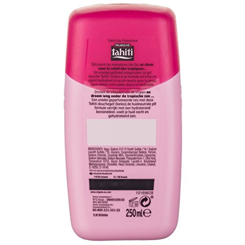 Tahiti, gel de ducha Premium Soñar bajo el sol de los trópicos, 250 ml – juego de 4 unidades