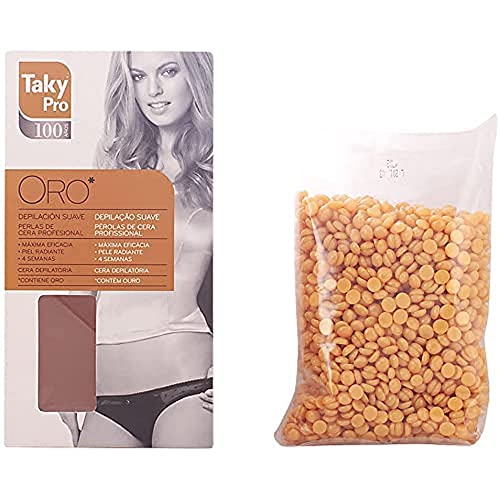 Taky Pro Oro Perlas De Cera Profesional - Bandas depilatorias, 200 gr