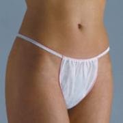 Tanga TST pp., Dama, envase unitario Color Blanco Talla Unica (Mini) - 100 Unidades