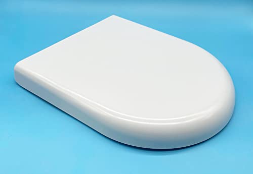 Tapa y asiento de inodoro con caída amortiguada compatible con Meridian Roca - (Modelo Antiguo)