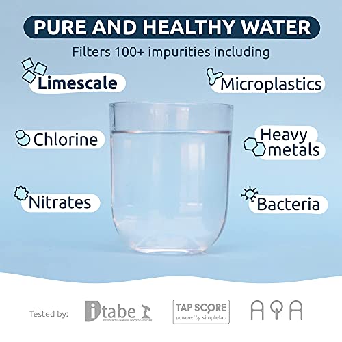 TAPP Water EcoPro (TAPP 2) - Filtro de Agua para Grifo sostenible. Agua de Sabor excelente. Filtra la Cal y +100 sustancias (EcoPro + 1 Recambio)