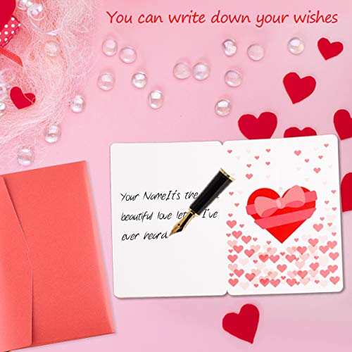 Tarjeta de Felicitación, Tarjeta de Felicitación de Madera, Bambú Real y Tarjeta de Felicitación de Madera, Utilizada para el Día Del Padre, Cumpleaños, Bodas, San Valentín y Aniversario (Amor)