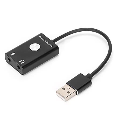 Tarjeta De Sonido Externa USB, Pure Sound Tarjeta De Sonido De Traducción 3 En 1 para Traducción De Voz para Voz A Texto