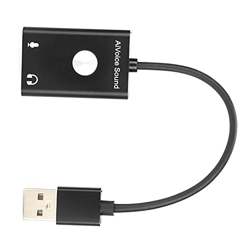 Tarjeta De Sonido Externa USB, Pure Sound Tarjeta De Sonido De Traducción 3 En 1 para Traducción De Voz para Voz A Texto