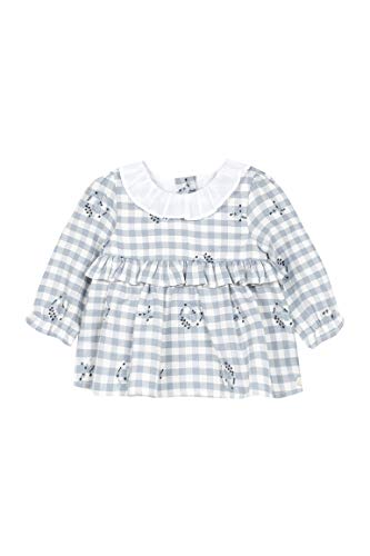 Tartine ET Chocolat - Camisa de manga larga para niña azul celeste 98