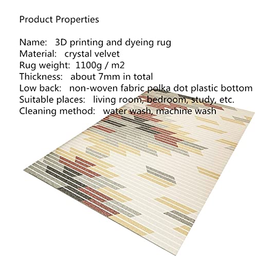 Tatami La Alfombraes Verde Alfombras Lavables Dormitorio Alfombra antiestatica Moderna Sala de Estar Tridimensional de Alta definición de Terciopelo de Cristal en 3D de Lujo, Simple y Ligero 180X280C