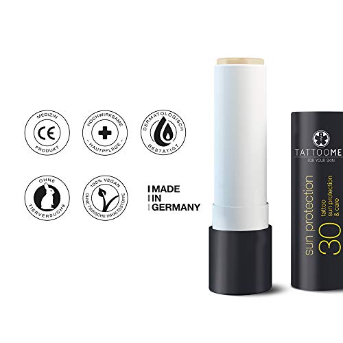 TattooMed Sun Protection Stick - Barra de Protección Solar Para Piel Tatuada FPS30 - 1 x 4,8g