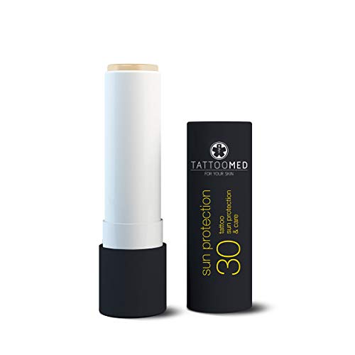 TattooMed Sun Protection Stick - Barra de Protección Solar Para Piel Tatuada FPS30 - 1 x 4,8g