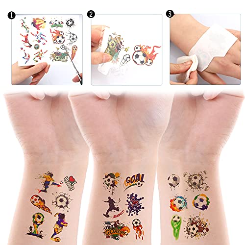 Tatuajes de Fútbol, Tatuajes Temporales de Rugby para Niños, Hombres y Niñas, Artículos de Fiesta de Cumpleaños, Bolsas de Fiesta, Festival (fútbol)