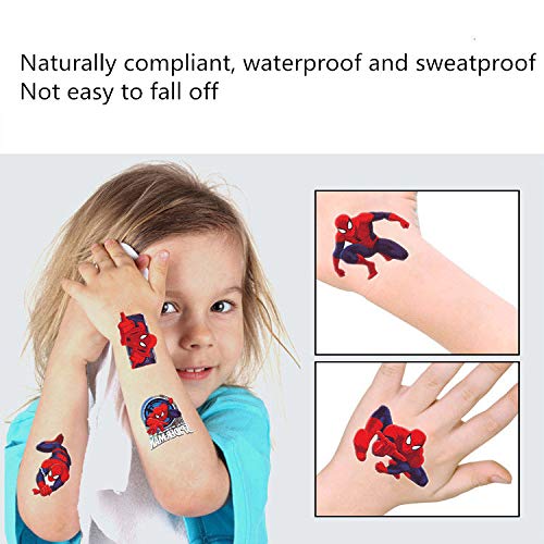 Tatuajes Temporales para Niños Tatuaje Falso Pegatinas Para Bolsas de Regalos de Cumpleaños para Niños Niñas Adolescentes