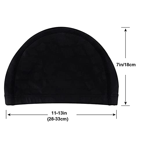 Tcerlcir Gorro Natación Flor de Estilo Oriental Gorro de Piscina para Hombre y Mujer Hecho de Silicona Ideal para Pelo Largo y Corto