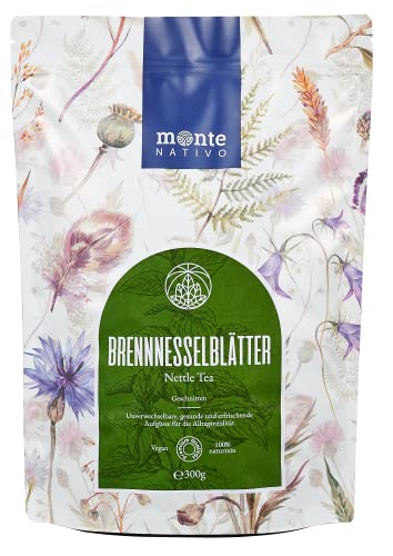 Té de Órtiga (300g) Monte Nativo - 100% natural - Hojas de Ortiga - Infusión Herbal Suelta - Cuidadosamente cortada y secada - Diversa en ingredientes y rica en vitaminas