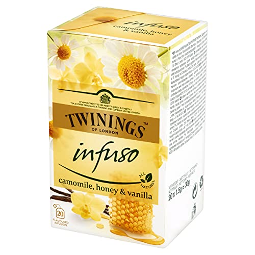 Té INFUSO, Manzanilla Miel Vainilla 20 sobres Twinings