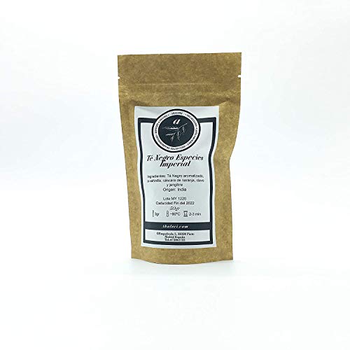 TÉ NEGRO IMPERIAL ESPECIES | VAINILLA, CÁSCARA DE NARANJA, CLAVO, JENGIBRE (100)