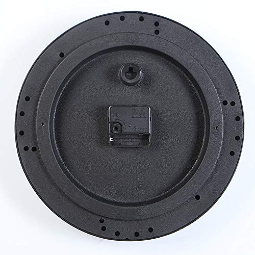 Tebery 12 Inch Reloj de pared de sin tictac, moderno, nostálgico, para salón, cocina, oficina, 30.5 cm
