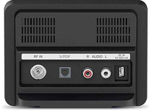 TechniSat DIGITRADIO 10 IR - DAB+ y Adaptador de Radio por Internet (WLAN, Pantalla a Color, Bluetooth, Mando a Distancia, Despertador, Idóneo para Actualizar los Sistemas Hi-Fi Existentes) Negro/Plat