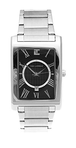 Ted Lapidus 5106601 - Reloj de pulsera hombre, Acero inoxidable, color Plateado