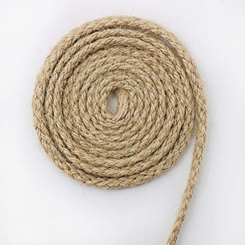 Tenn Well - Cuerda trenzada de yute 3.5MM, 200FT