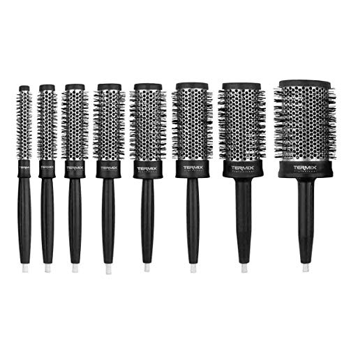 Termix Profesional Ø23. Cepillo de Pelo Térmico Redondo, el Más Emblemático. Tubo de Aluminio para Retener el Calor y Reducir el Tiempo de Secado. Diámetro 23.