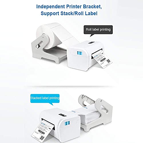 TEROW T9200 Impresora térmica de Etiquetas de Escritorio 160 mm/s Impresora de Etiquetas USB de Alta Velocidad Impresora de Recibos de código de Barras de 4,3 Pulgadas Compatible con Windows/Mac