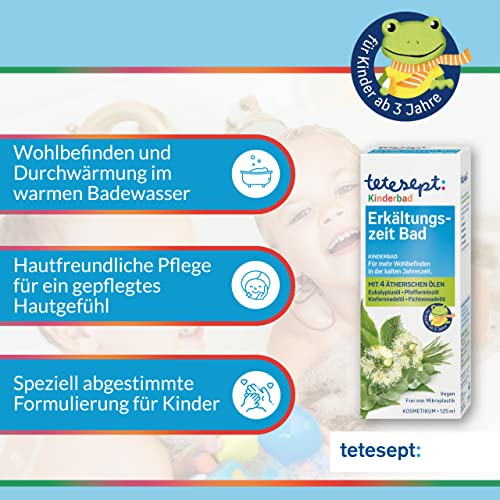 tetesept - Cosmético para hacer vahos durante la época fría del año, 1 bote de 125 ml