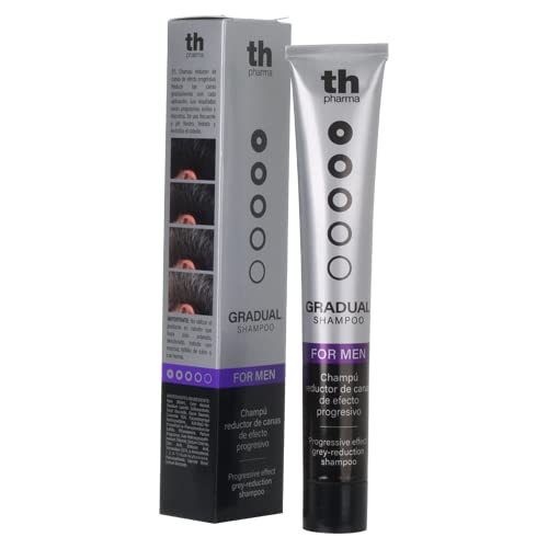 Thader Th Pharma Champú Reductor de Canas Gradual Shampoo, con Efecto Progresivo, 60 ml
