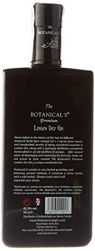 The Botanical's - Pack con Ginebra London Dry y Copa Balón, 700 ml